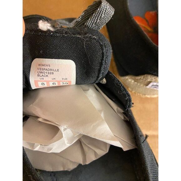Cushe Hoffman Collection womens Black Size 8 tennis shoes Vespadrilles - Picture 5 of 5